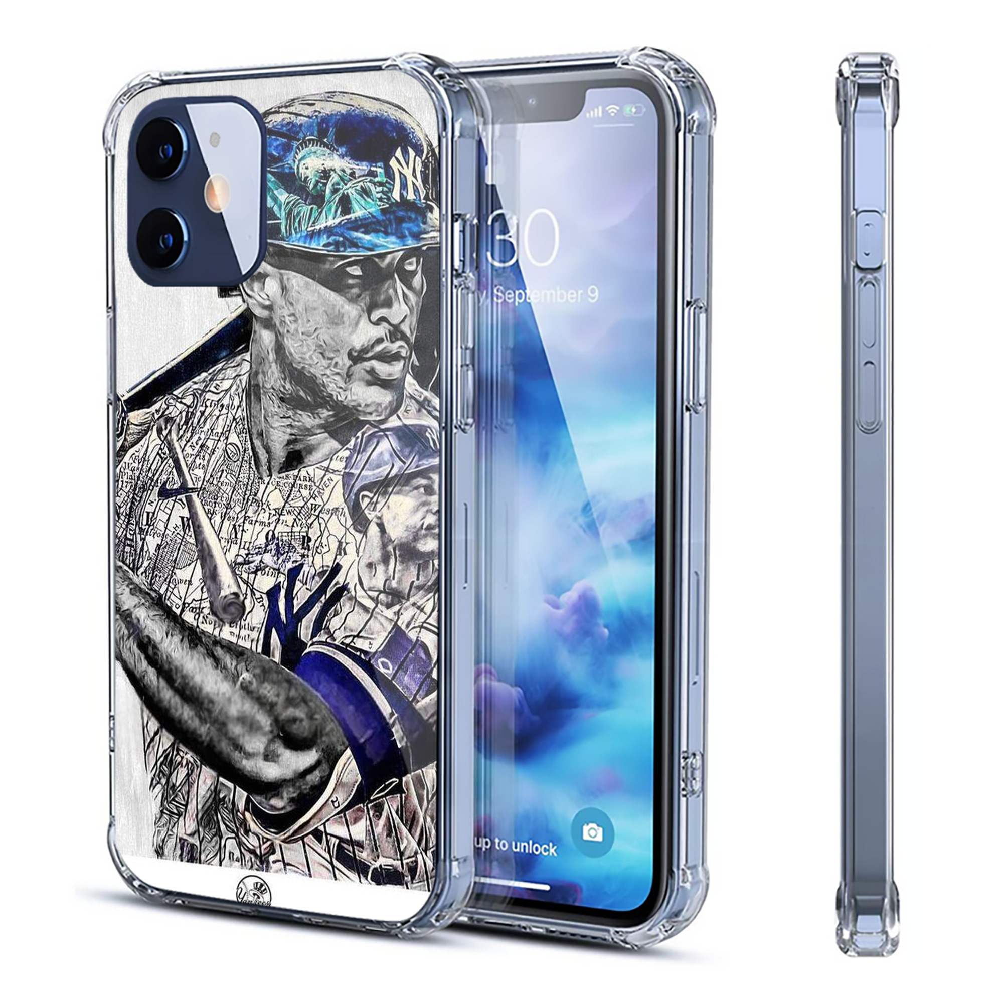 Giancarlo Stanton 28 Clear IPhone 12 Case – Soft TPU With UV Print – Enhanced Drop Protection, Precise Fit, Anti-Fingerprint, Customizable Design, Scratch-Resistant, Yellow-Resistant